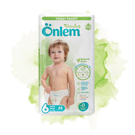 Onlem Botanika Baby Diaper Opportunity Package 6 Size Extra Large 48 pieces (16+ kg)