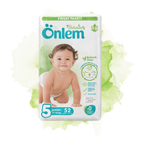 Onlem Botanika Baby Diaper Opportunity Package 5 Size Junior 52 pieces (11-18 kg)