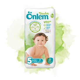 Onlem Botanika Baby Diaper Trial Pack Junior 7 pieces (11-18 kg)