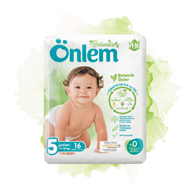 Onlem Botanika Baby Diaper Jumbo Package Junior 16 pieces (11-18 kg)