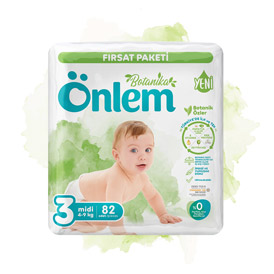 Onlem Botanika Baby Diaper Opportunity Package 3 Size Midi 82 pieces (4-9 kg)