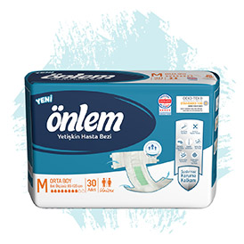 Onlem Medium Adult Patient Diaper - 30 pieces